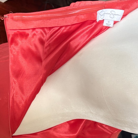 Jessica Simpson Strapless Ruffle Front Cocktail Dress - Picture 8 of 10